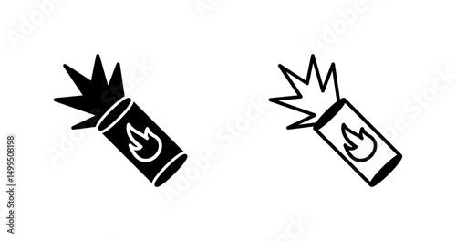 Emergency flare Vector Icon