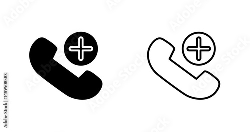 Emergency phone Vector Icon
