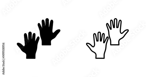 Gloves Vector Icon