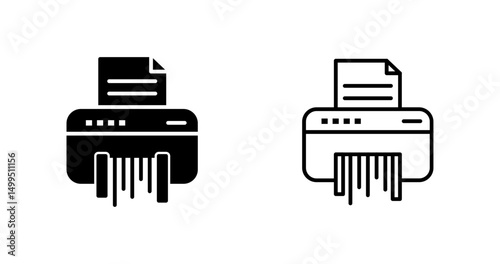 Shredder Vector Icon