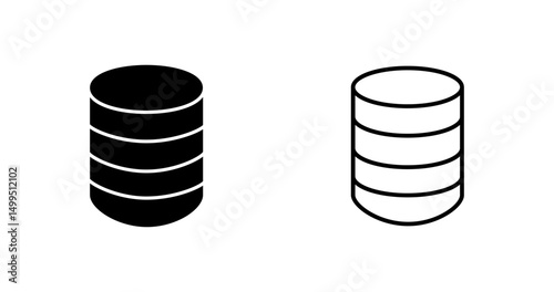 Data Storage Vector Icon