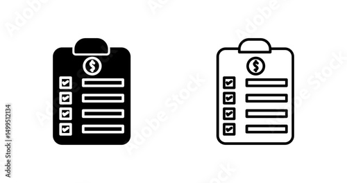 Financial Planning Vector Icon