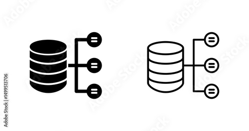 Data Architecture Vector Icon
