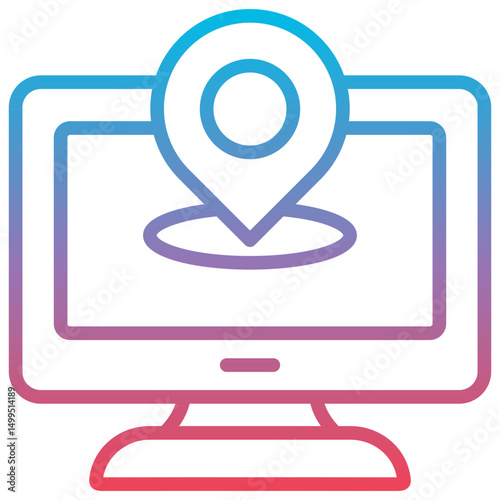 Location Monitor Icon