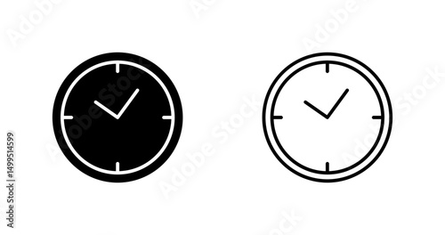 Clock Vector Icon