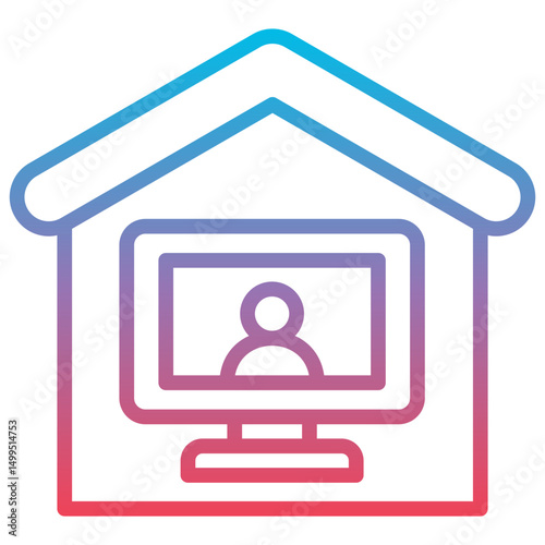 Work From Home Icon