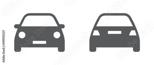 Set of car icon. Car. Car symbol. Machine signs for applications and web sites. Vector illustration.