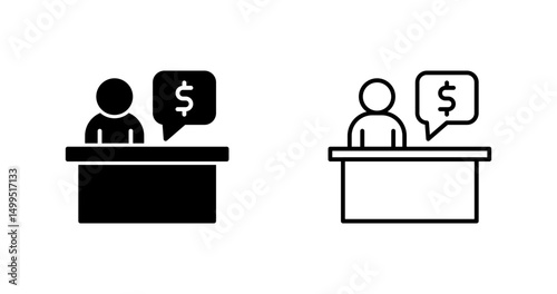 Fundraising Officer Vector Icon