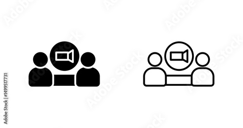 Video Call Vector Icon