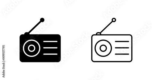 Radio Vector Icon
