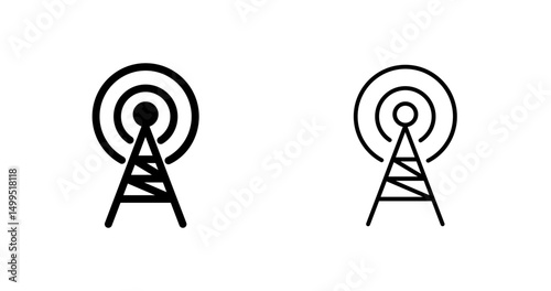 Radio Station Vector Icon