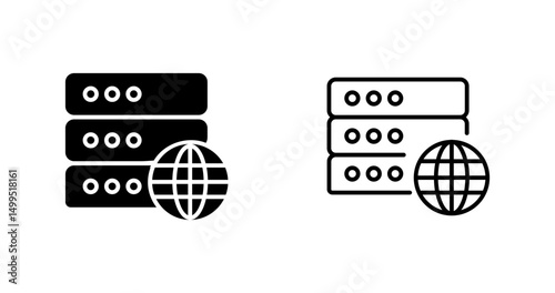 Web Hosting Vector Icon