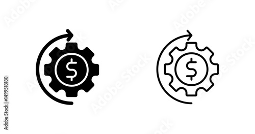 Cost Optimization Vector Icon