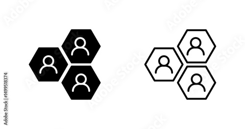 Network Segmentation Vector Icon