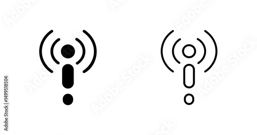 Network Troubleshooting Vector Icon
