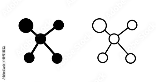 Network Topology Vector Icon