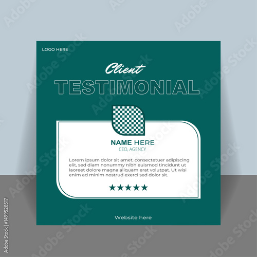 Professional Client Testimonial Template