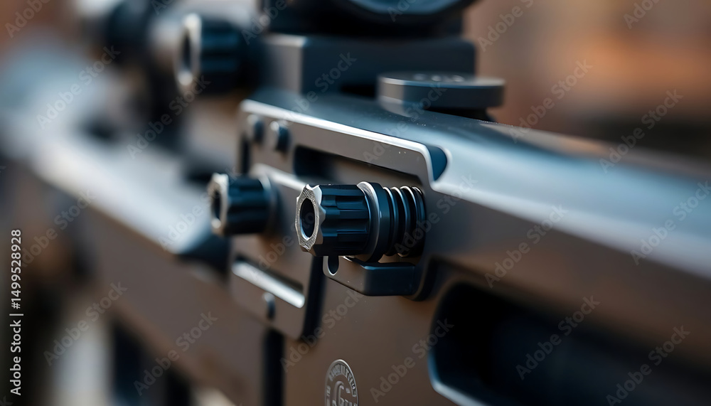 close up shot of a rifle's muzzle close up shot of a rifle's muzzle