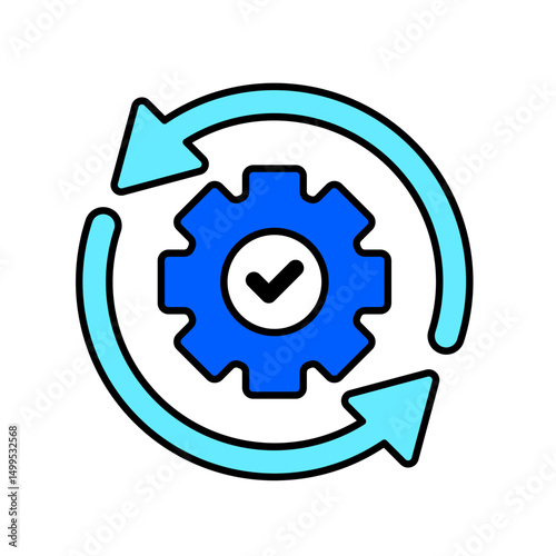Icon a procedures, isolated against a clean background.
