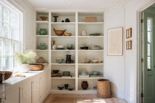 Use open shelving to display cherished items