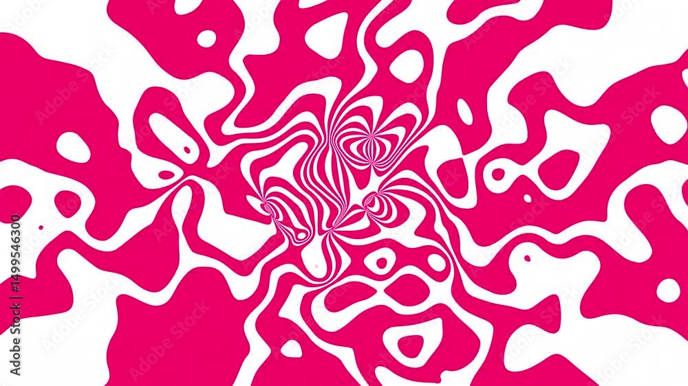 Abstract swirling pink and white pattern with optical illusion effect perfect for modern designs