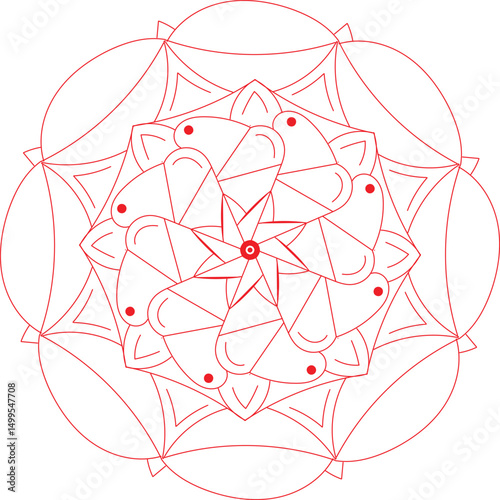 Colorful And Luxury Mandala Design