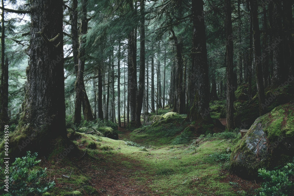 Fototapeta premium Write about a forest that holds a sacred significance to a community