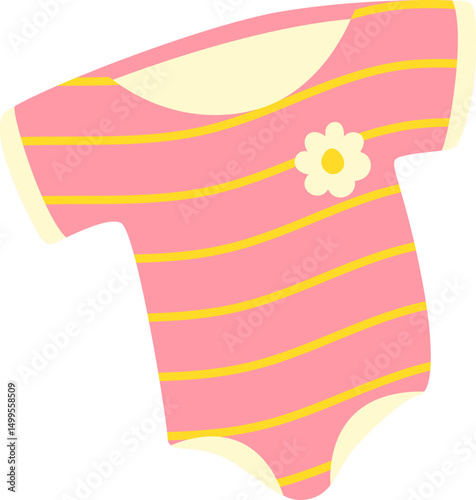 Newborn baby decoration, baby shower, gender reveal, postcard, invitation illustration. Vector isolated.