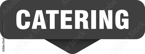 catering sticker. catering sign on transparent background