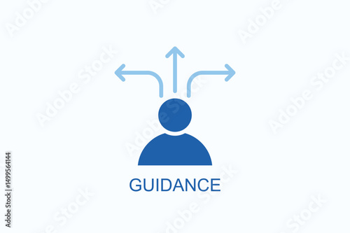 Guidance Icon Or Logo Isolated Vector Illustration