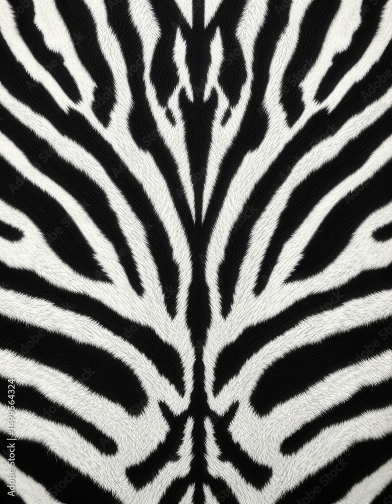 Natural Camouflage: Zebra Skin Texture Detail Natural Camouflage: Zebra Skin Texture Detail