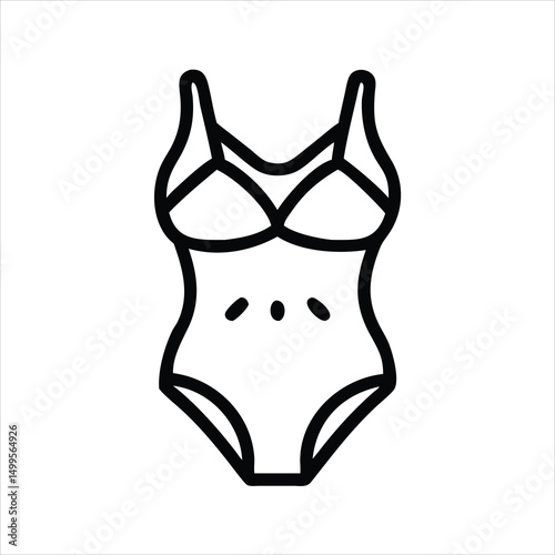 bikini isolated on white