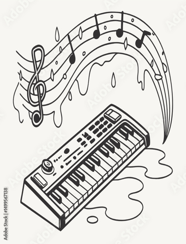 Music keyboard