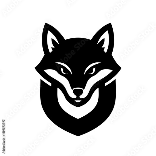 The Fox and Letter U Logo Icon Symbol Emblem
