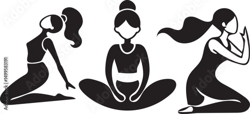 Pastel Self Care Illustrations Yoga Meditation Relaxing People