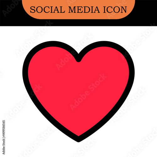Like, comment, share icon buttons and speech bubble and love heart flat icon , Social media notification icons. emoji post reactions - Add to favorite icon set. editable stroke