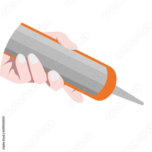 silicone sealant caulking process