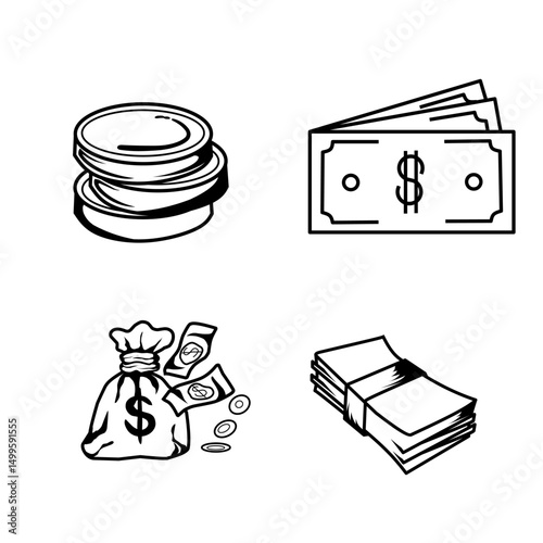 money icon for design assets, backgrounds, and design sweeteners