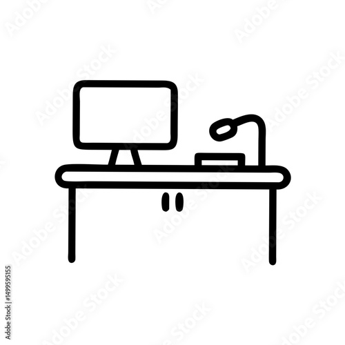desk setup