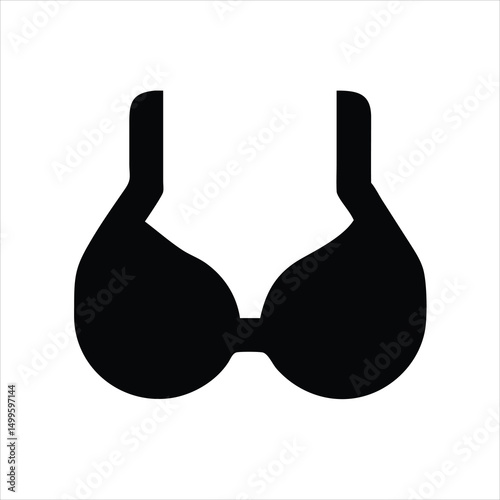 black and white bra