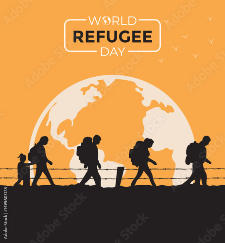 World Refugee Day, Awareness Desing