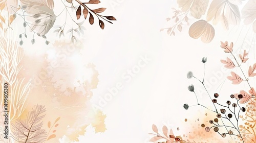 White Background Thanksgiving Background: Modern, Warm, and Visually Appealing for Holiday Celebrations