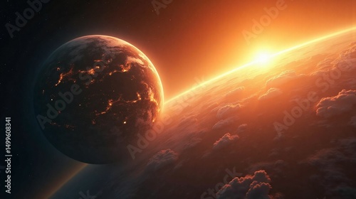 Planetary Sunrise A Cosmic Dawn