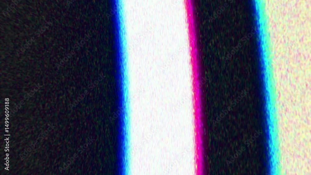 RGB Split VHS Scanline Distortion