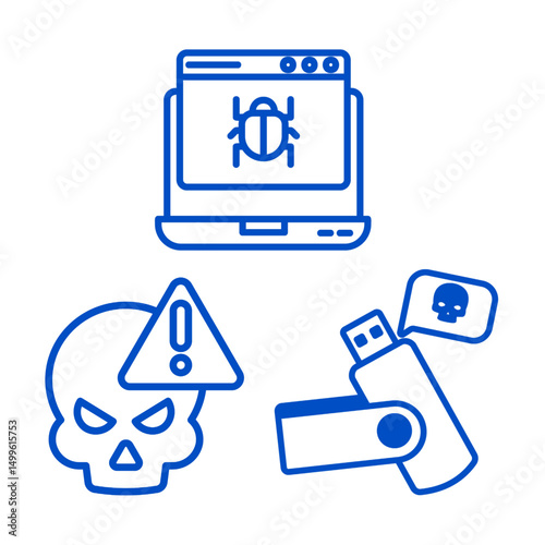vector illustration design image hacking bug