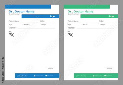 Printable Medical Prescription Templates
