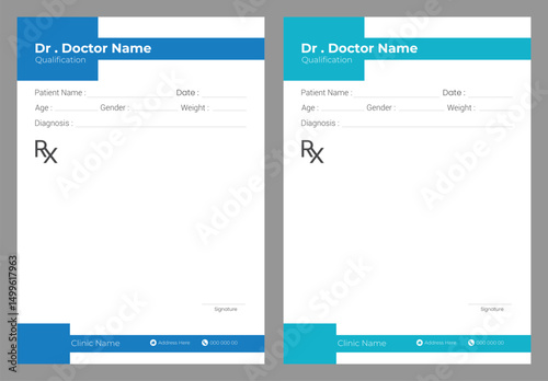 Printable Medical Prescription Templates

