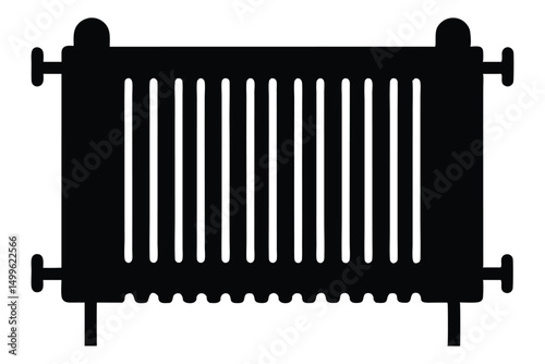radiator isolated on white background