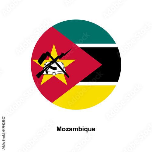 Free Download Mozambique country flag vector isolated on transparent background - GFXLoad