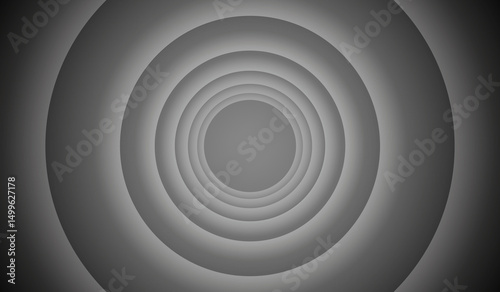 Classic gray background with circles
